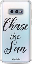 Casetastic Samsung Galaxy S10e Hoesje - Softcover Hoesje met Design - Chase The Sun Print