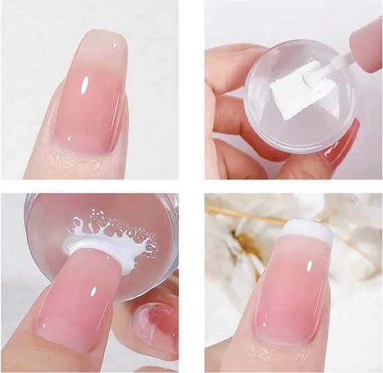 Mollensiuer Nagel-Mischpaletten Aus Silikon, 8 Stück Rund, 9.5 Cm Durchmesser – Perfekt Zum Anmischen Von Nagellack & Make-up
