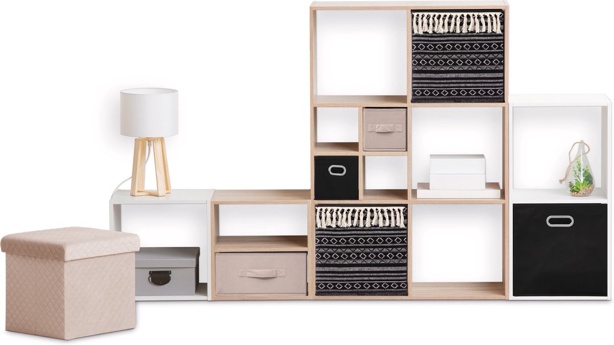 Boite de rangement (31 x 31 x 15 cm) Mano bois Naturel - Petit meuble