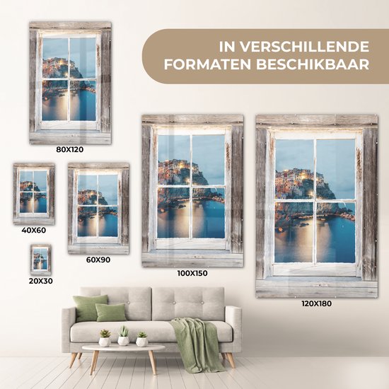 Peinture sur Verre - Voir à Travers - Bois - Italie - 40x60 cm - Peintures sur Verre Peintures - Photo sur Glas