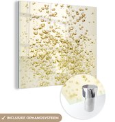 Peinture sur verre - Bulles de champagne - 90x90 cm - Peintures sur Verre Peintures - Photo sur Glas