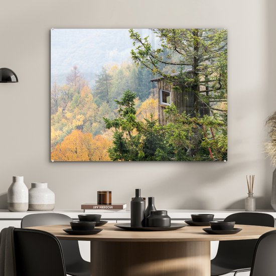 MuchoWow® Peinture sur Verre - Hunter's Point - 80x60 cm - Peintures sur Verre Acrylique - Photo sur Glas