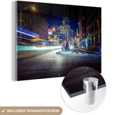 Peinture sur Verre - New- York - Brooklyn - Lumières - 60x40 cm - Peintures sur Verre Acrylique - Photo sur Glas