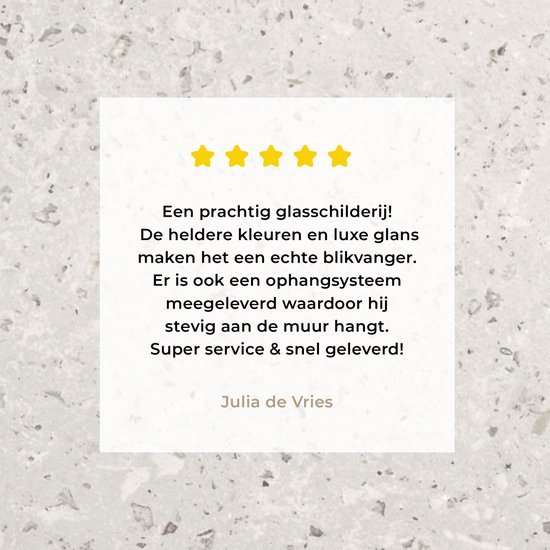 MuchoWow® Peinture sur verre - Granit - Grijs - Motif - Design - Wit - 120x80 cm - Peintures sur verre acrylique - Photo sur Glas