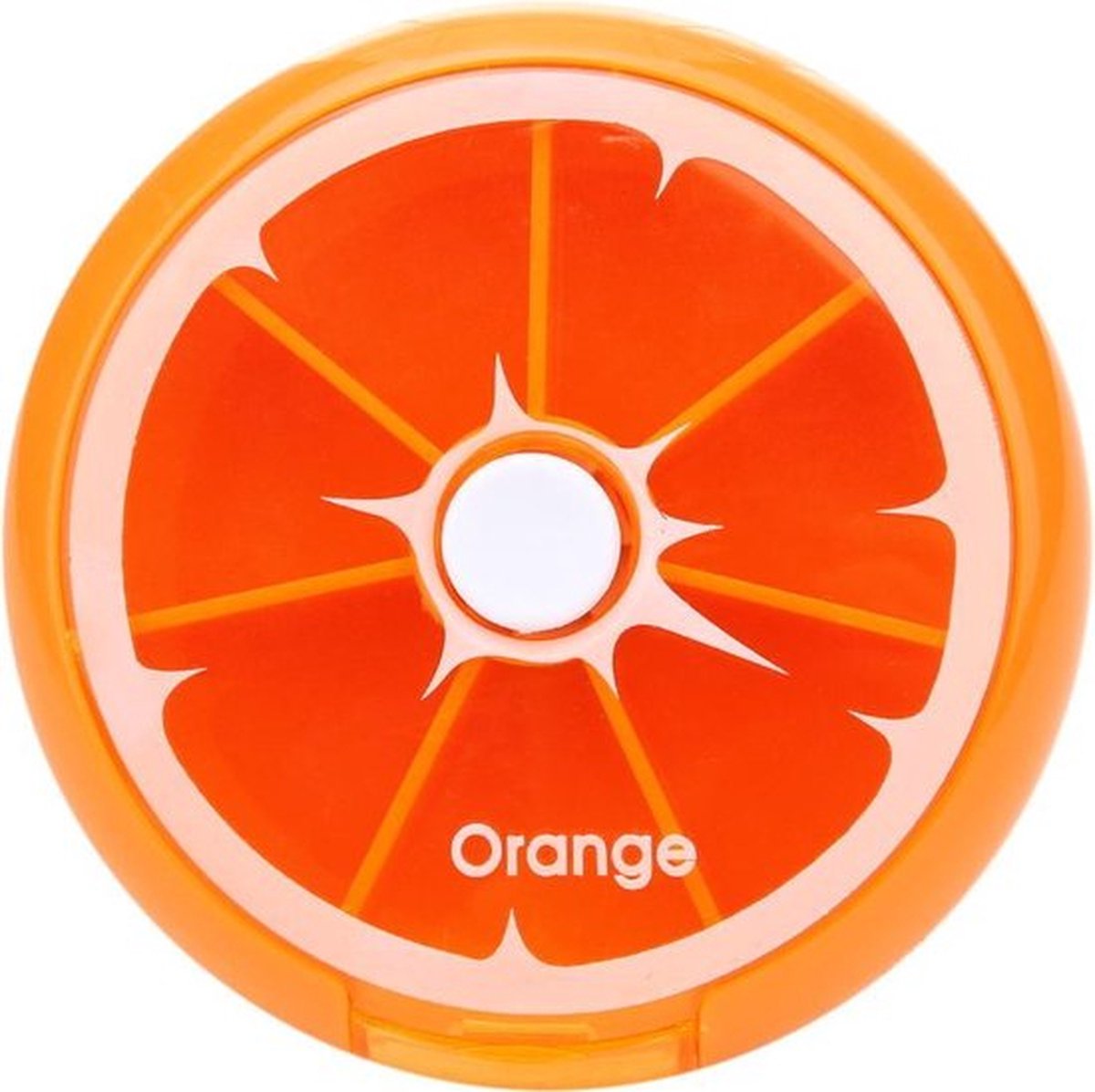 Goedkoopste Knaak Medicijn Doosje - Pillen - Pillendoos - Oranje - 1 Stuk