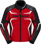 Spidi Race Evo H2Out Black Red White 2XL - Maat - Jas