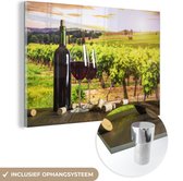 Peinture sur Verre - Vin - France - Verres à Verres à vin - 30x20 cm - Peintures sur Verre Peintures - Photo sur Glas