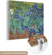 Peinture sur Verre - Iris - Vincent van Gogh - 90x90 cm - Peintures sur Verre Peintures - Photo sur Glas