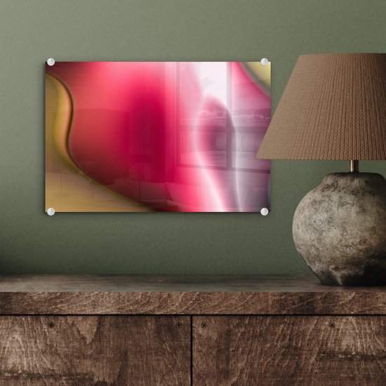 Peinture sur verre - Fond Abstrait - 30x20 cm - Peintures sur Verre Peintures - Photo sur Glas