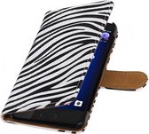 Bookwallet zebra hoes HTC U11