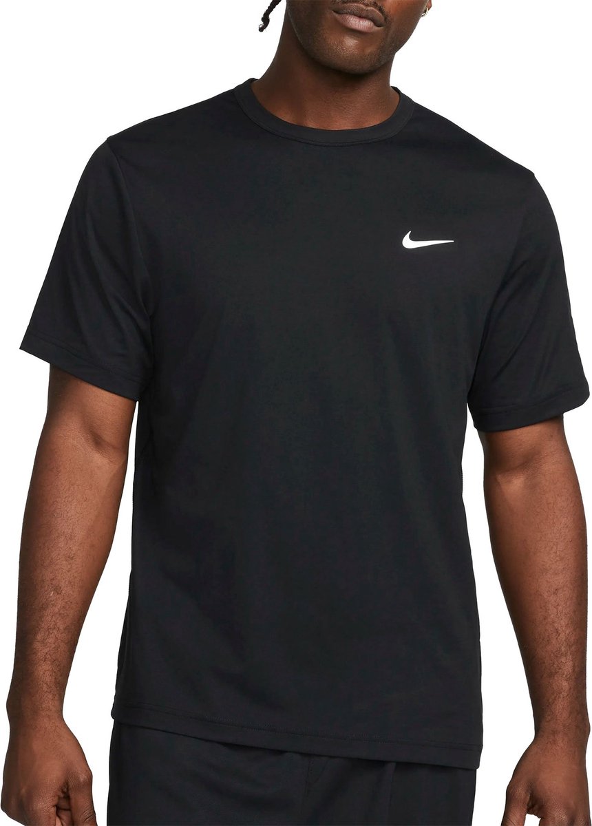 Nike UV Miler Sportshirt Mannen Zwart