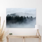 Peinture sur toile Foggy Forest