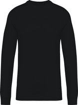 Biologische unisex sweater met raglanmouwen Black - XL