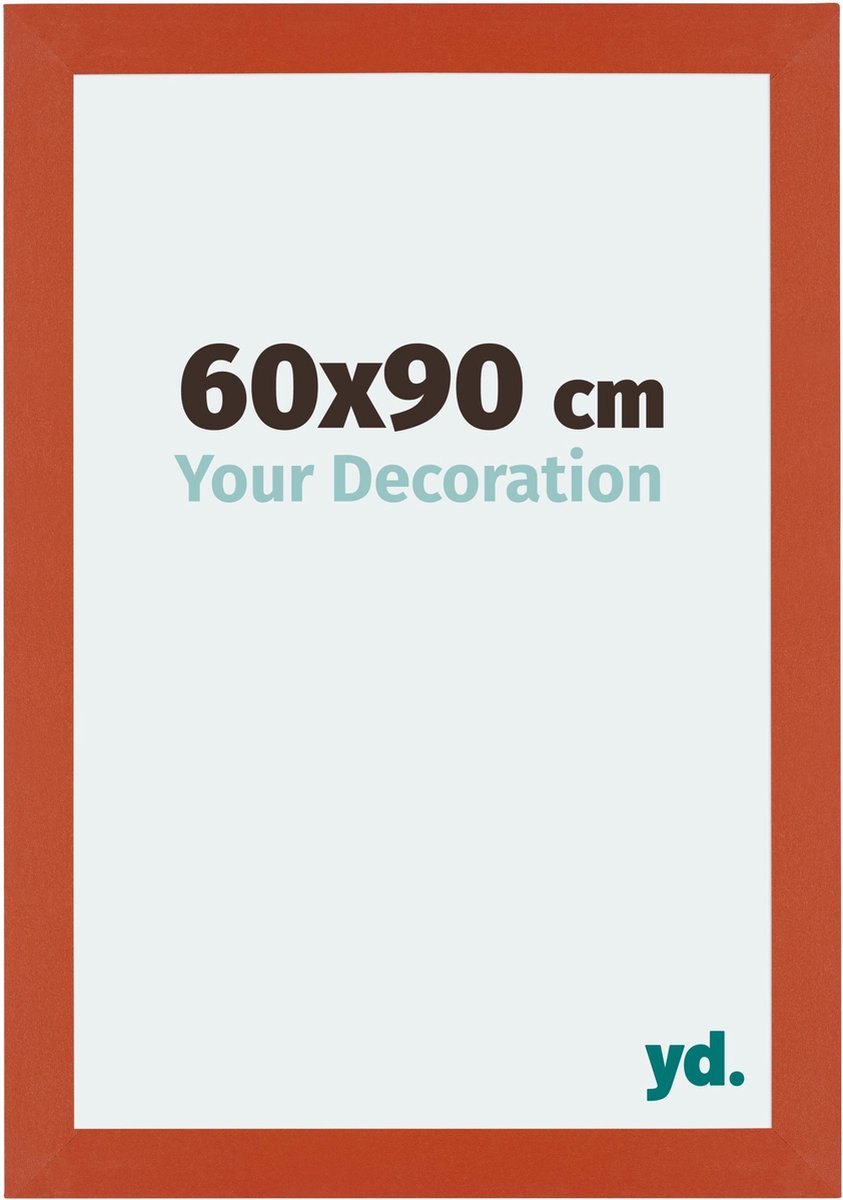 yd. Your Decoration - Fotolijst 60x90 cm - MDF - Oranje - Mura