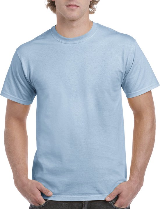 T-shirt met ronde hals 'Ultra Cotton' Gildan Light Blue - L