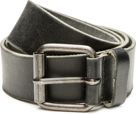 DTCH.FIT Herenriem Leer Benjamin - Riem Zwart - Jeans Broekriem ...
