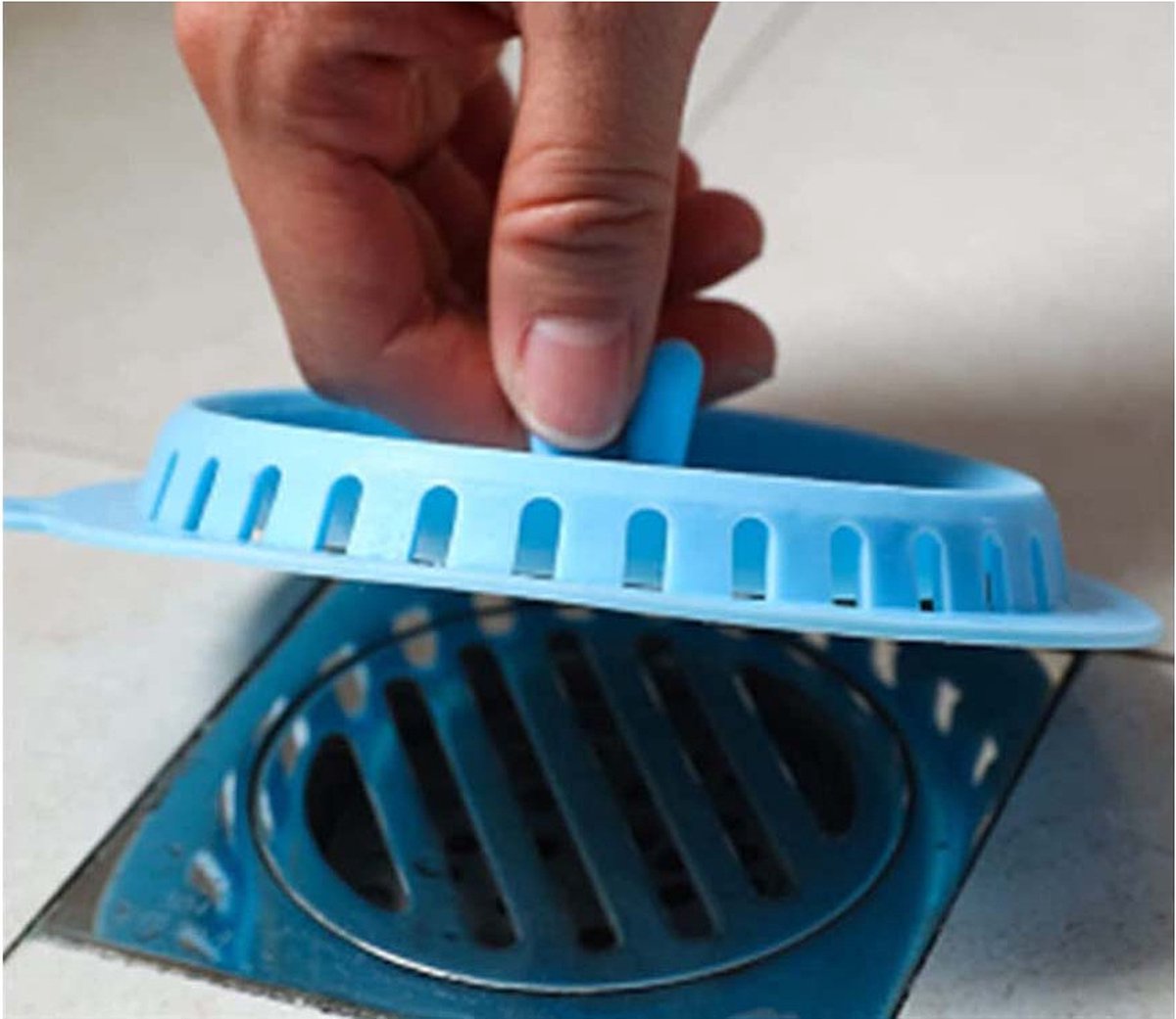 Lot De 2 Bouchons De Vidange En Silicone - 20x20 Cm, Anti-odeurs, Pour Douche, évier, Salles De Bain