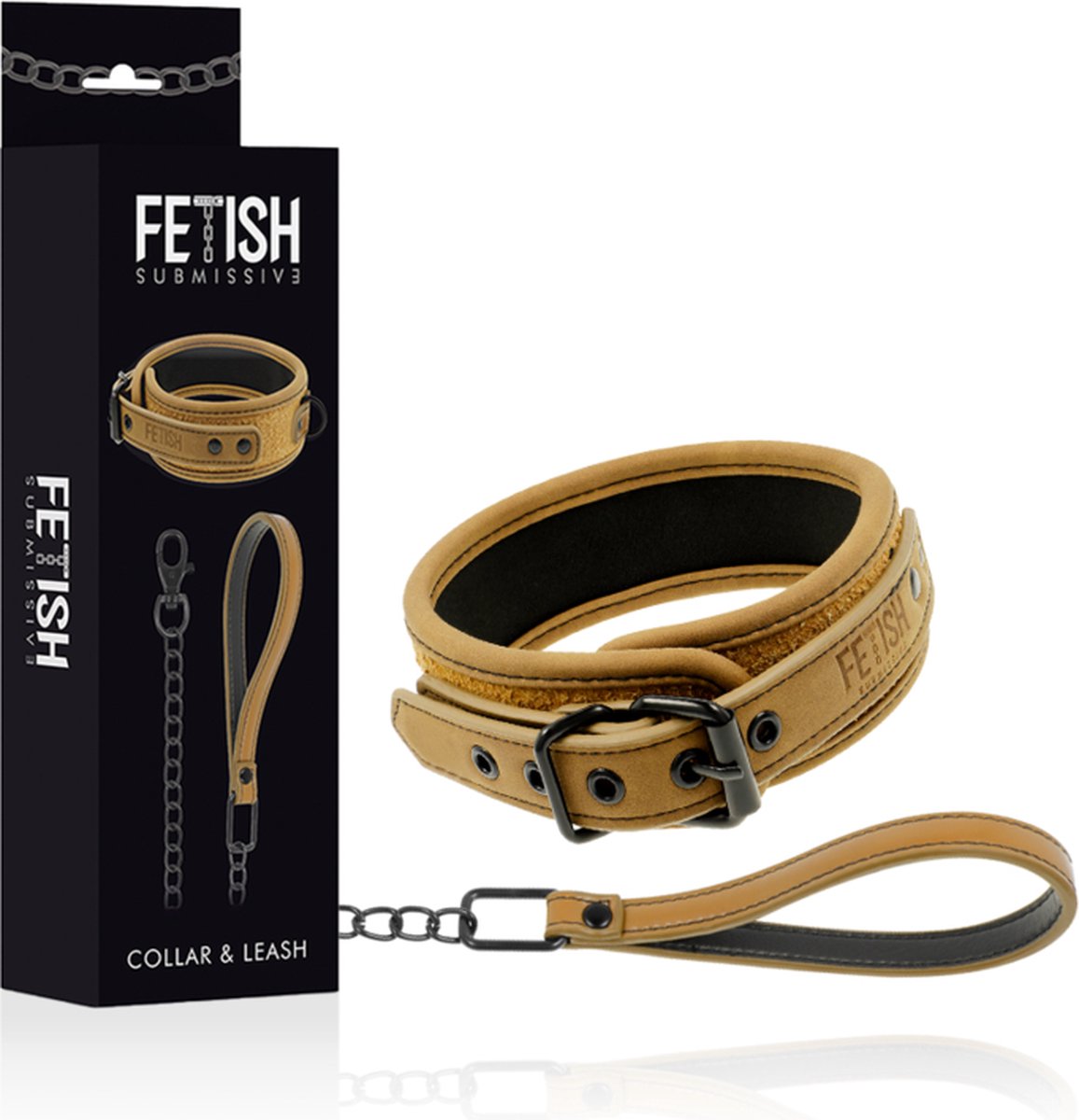 Goedkoopste FETISH SUBMISSIVE ORIGIN | Fetish Submissive Origin Collar With Leash | BDSM | Fetish | Bondage