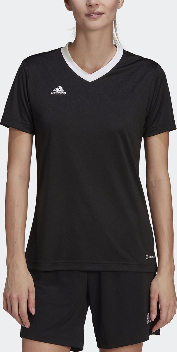 adidas Performance Entrada 22 Voetbalshirt - Dames - Zwart- M