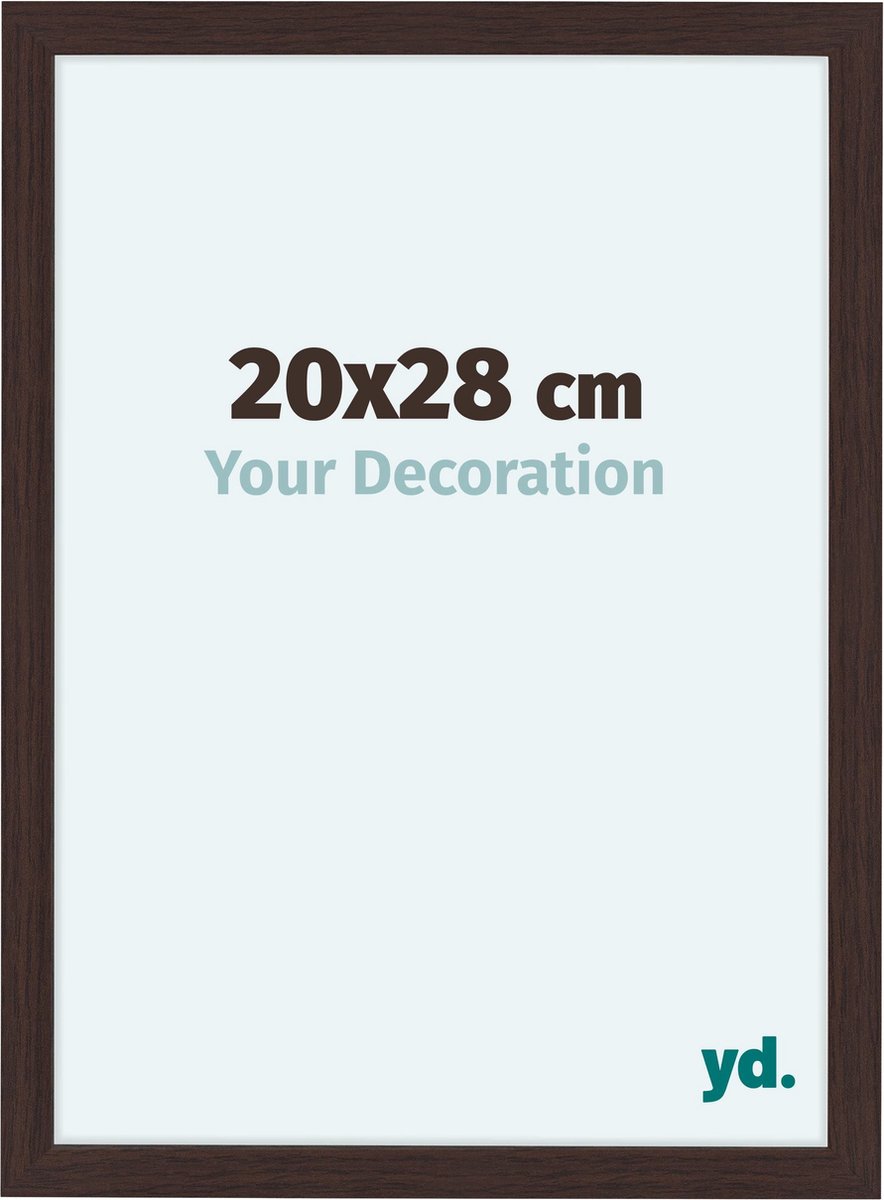 yd. Your Decoration - Fotolijst 20x28 cm - MDF - Eiken Donker - Como
