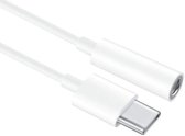 Originele Huawei USB-C naar 3.5mm Jack Audio Adapter 20CM Wit