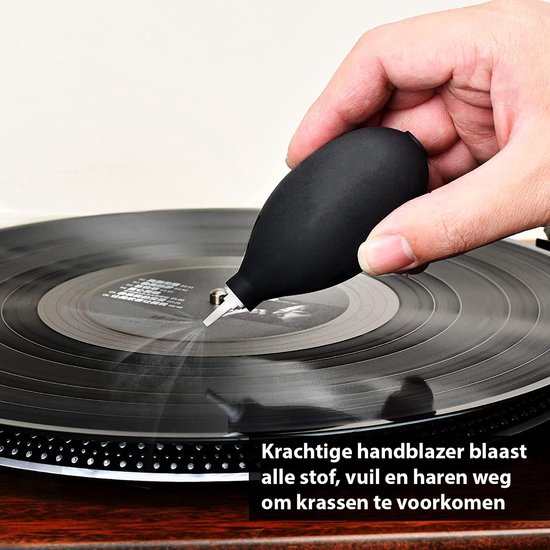 Vicon Professionele 6-in-1 Platenborstel set voor Vinyl Platen - Incl. Naaldreiniger - Antistatisch - Platenreiniger - LP Reinigingsset - LP schoonmaakset - Vinyl reiniger