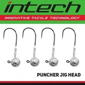 Puncher Jighead Haakmaat 2/0 - 12g - 4 stuks - Loodkop voor Roofvissen - voor Shads & Softbaits