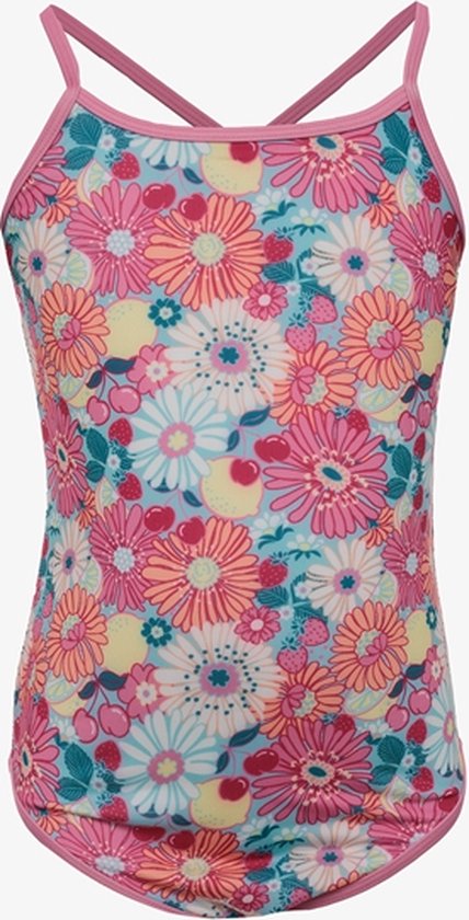 Osaga meisjes badpak met bloemenprint - Roze - Maat 158/164