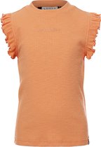 Looxs Revolution Slub Rib T-shirt Tops & T-shirts Meisjes - Shirt - Oranje - Maat 176