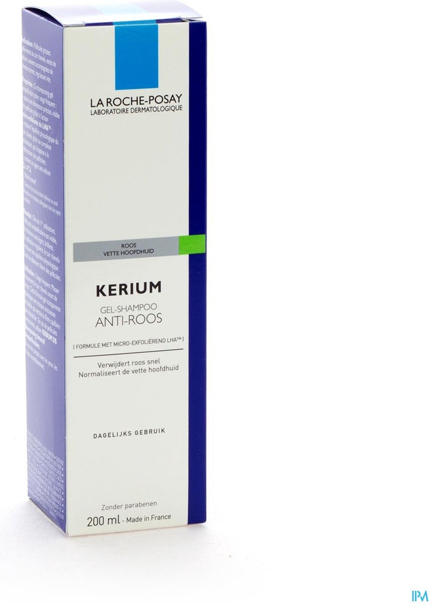 La Roche-Posay Kerium Anti-roos micro-exfoliërende gelshampoo - Vet Haar 200ml