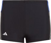 Boxer de bain Adidas color block à 3 bandes noir.