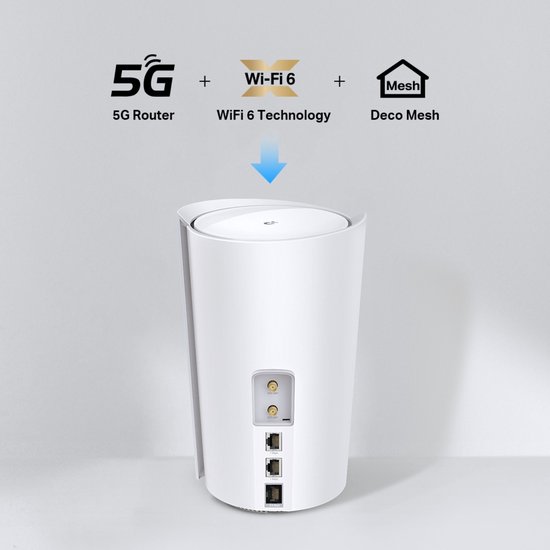 TP-Link Deco X50-5G - Mesh WiFi - AX3000 - Gateway - 2.5 Gbps