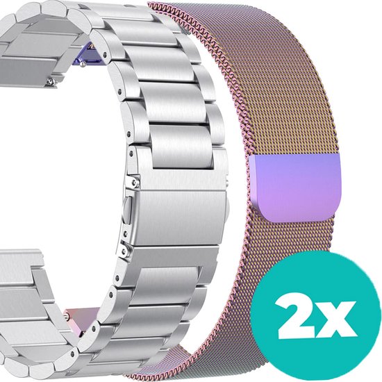 Montre connectée My Kronoz ZeRound Milanais Argent - Montre connectée