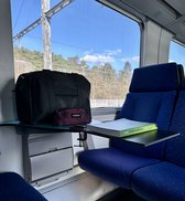 Por-table een handige meenneem bijzettafel voor jouw laptop, boeken, eten.. in de trein, slaapkamer, bureau