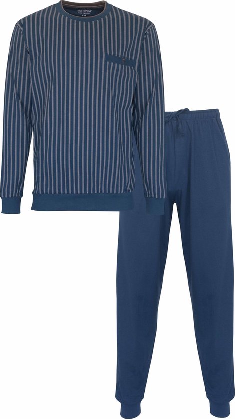 Paul Hopkins - Heren Pyjama - Blauw - Maat L