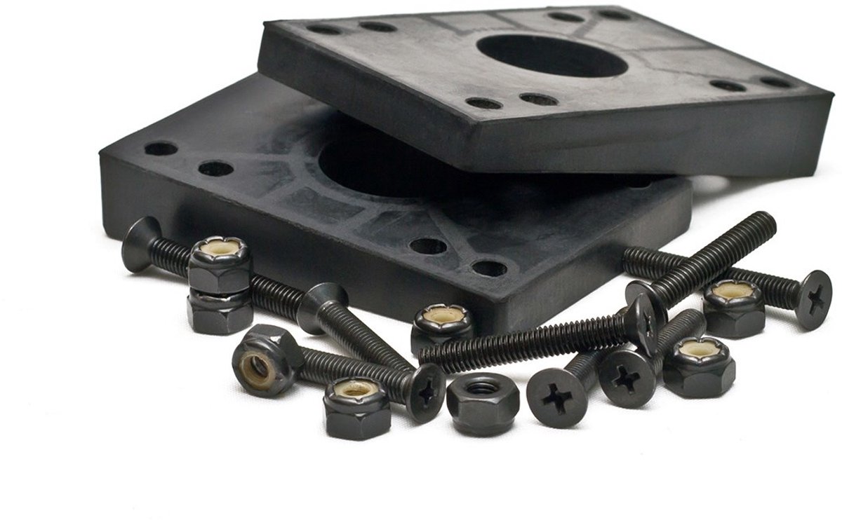 Longboards 85mm 14mm Angled Riser Pads Mindless