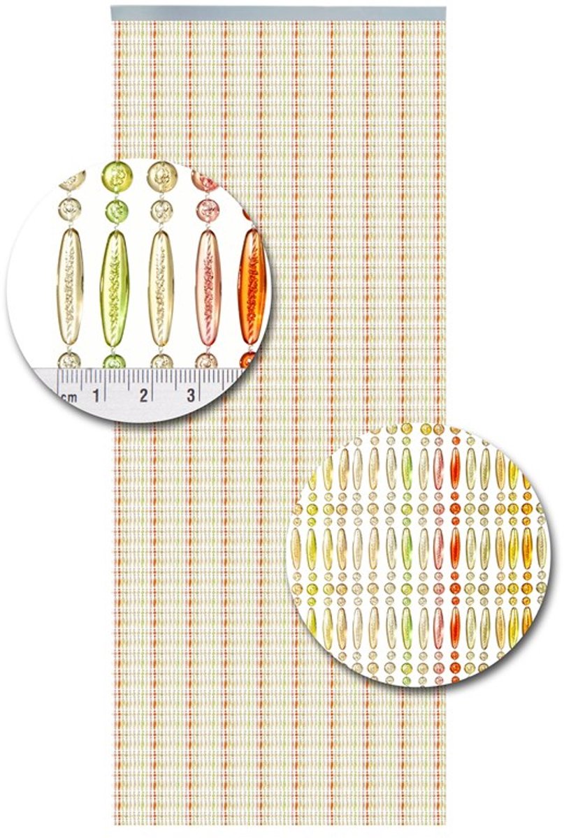 Vliegengordijnen Expert Kralen Kleurenmix 100 x 240 cm