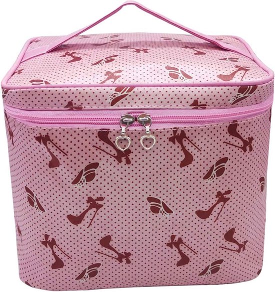 Dames - Leren - Met organizer - Reis toilettas - Toilettas kopen? | Korting tot