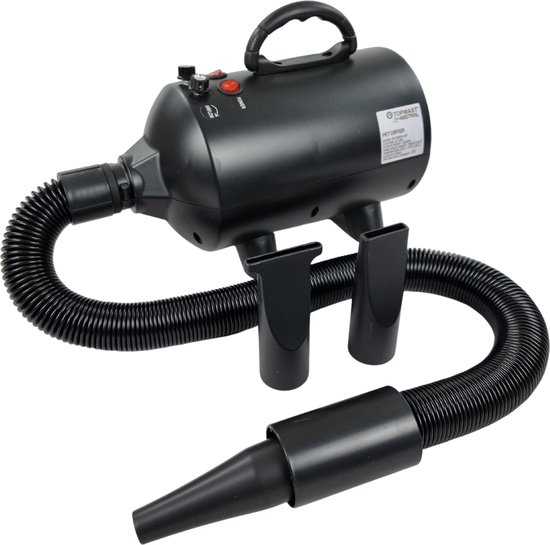 Topmast Mistral 2.0 Waterblazer - 2400 Watt Power - Zwart - Hondenfohn - Waterblazer voor Honden - Labradoodle - Australian Shepherd - Labrador - Puppy - newfoundlander - Berner sennen - Cobber -AANBIEDING