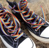 LGBT schoenveters - gaypride veters - gay schoenveter - gay pride - veters regenboog - Regenboog veters - kleur veters - Gay - lesbian - trans - cadeau - geschenk - gift - verjaardag - feestdag – verassing – pride – respect – ecual – lgbt – bi