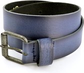 Kidzzbelts Jongenskinderriem Jeans 1762 - Blauw - 65 cm