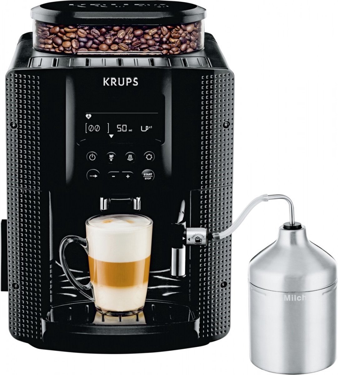 Krups EA 8160 machine à café Entièrement automatique Machine à expresso 1,8  L | bol