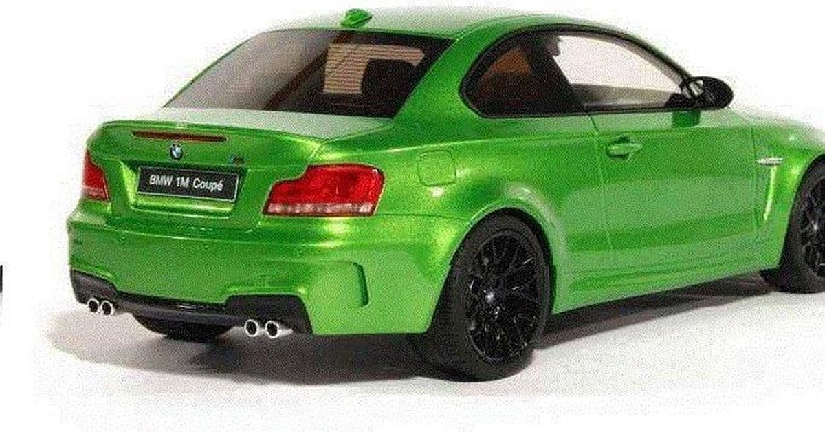 BMW 1M Coupe 1:18 GT Spirit Groen ZM036 | bol