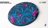 Alien Infestation Bases Pre-Painted (1x 120mm Oval )