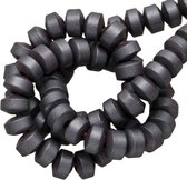 Hematiet Kralen Discus (3 x 1.5 mm) Dark Grey (200 Stuks)
