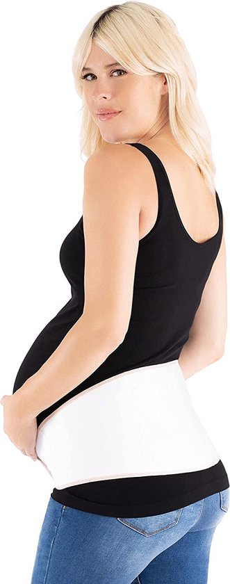 Maternity Leggings CRZ YOGA Zwangerschapslegging 25 Inch – Butterluxe Collectie – Over De Buik – Zachte Ondersteuning – Zwart Bamboo Pregnancy