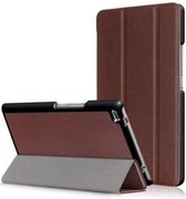 Lenovo Tab 4 8.0 hoes - Tri-Fold Book Case - Bruin