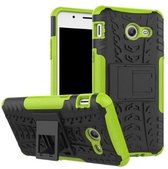 Samsung Galaxy J7 2017 Schokbestendige Back Cover Groen