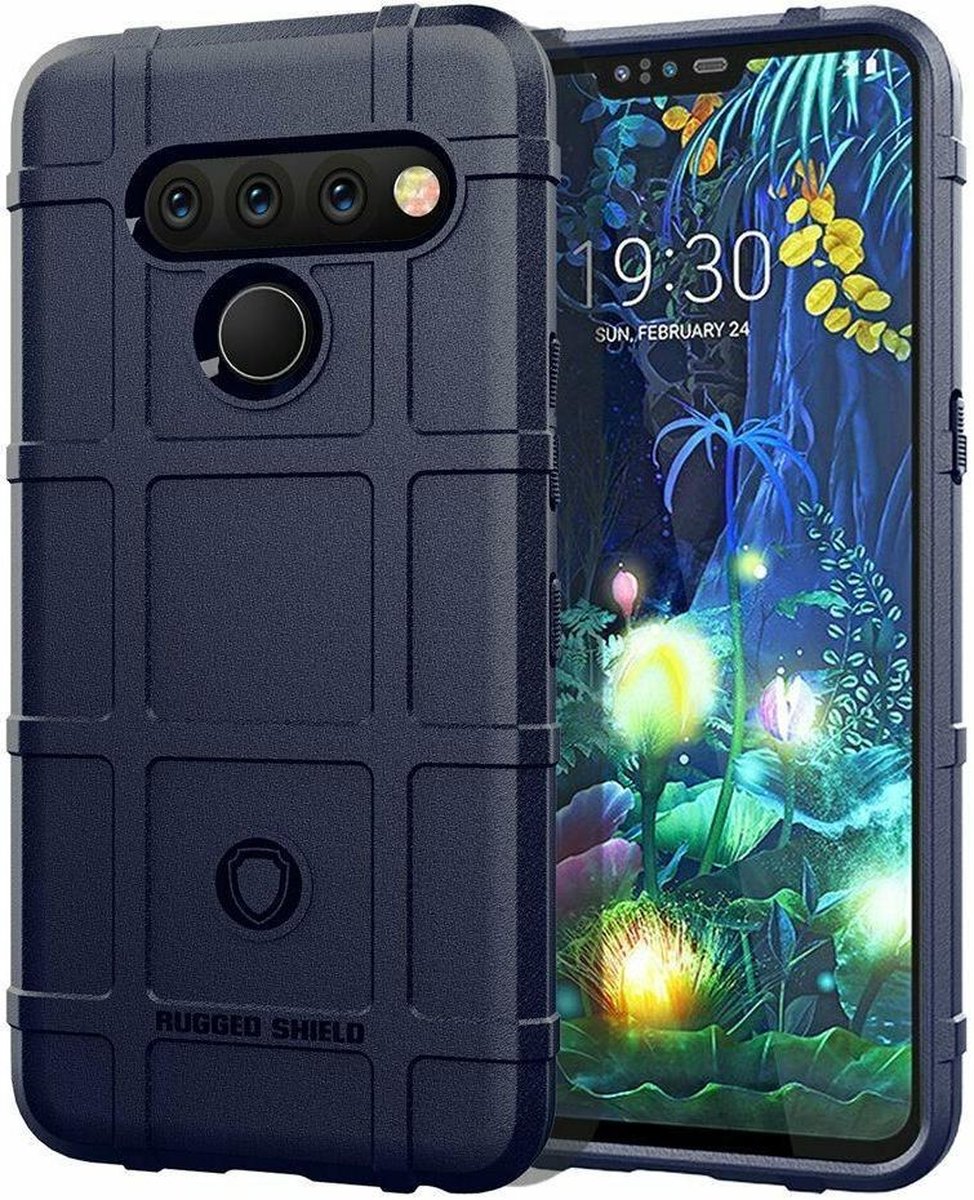 Hoesje voor LG V50 ThinQ - Beschermende hoes - Back Cover - TPU Case - Blauw