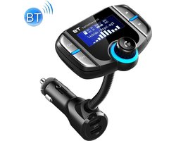 BT70 Smart Bluetooth 4.2 FM-zender QC3.0 Snel opladen MP3-muziekspeler Car Kit met 1,7 inch scherm, ondersteuning voor handsfree bellen